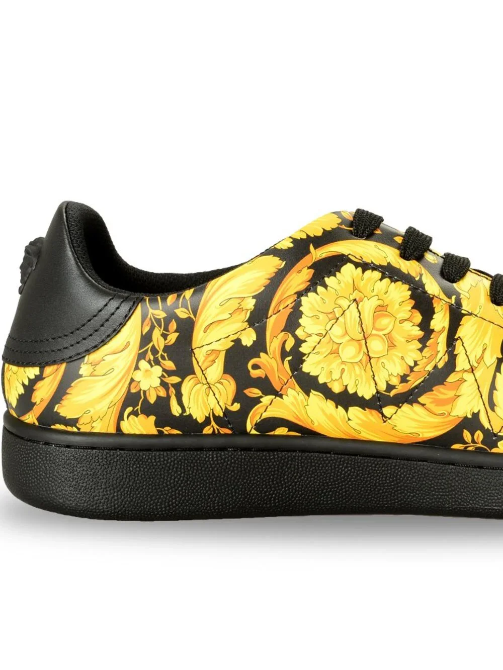 Versace Men's Baroque Signature Print 100% Leather Sneakers Shoes US 6 IT 39 - Picture 4 of 8